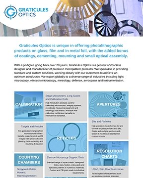 Graticules Optics Flyer